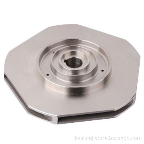 Magnetic stainless steel impeller, made of brass